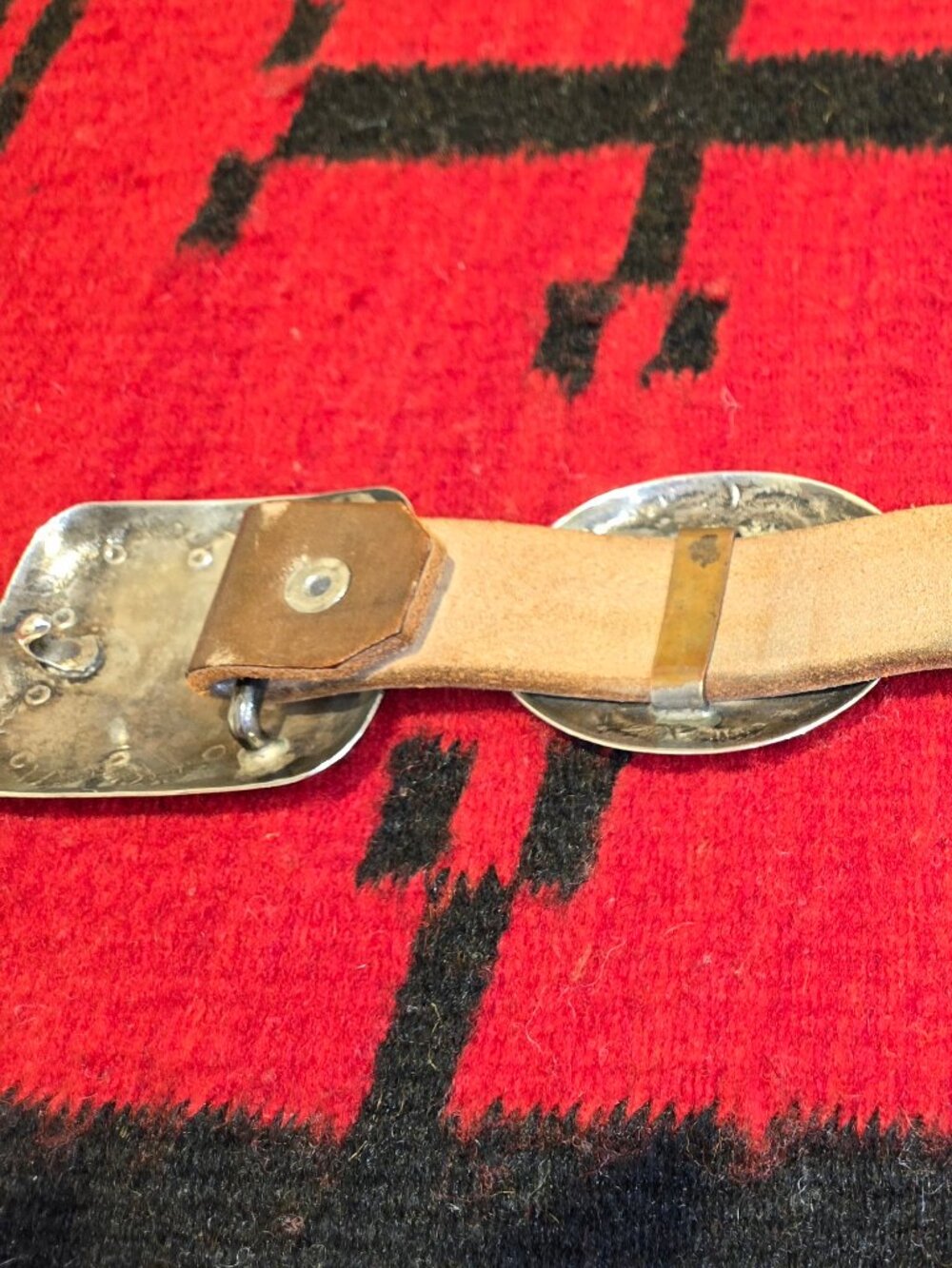 Vintage 1970's Silver Concho Belt - Picture 8 of 10
